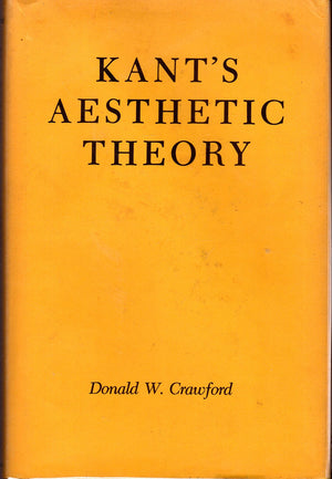 Kants Aesthetic Theory,Used