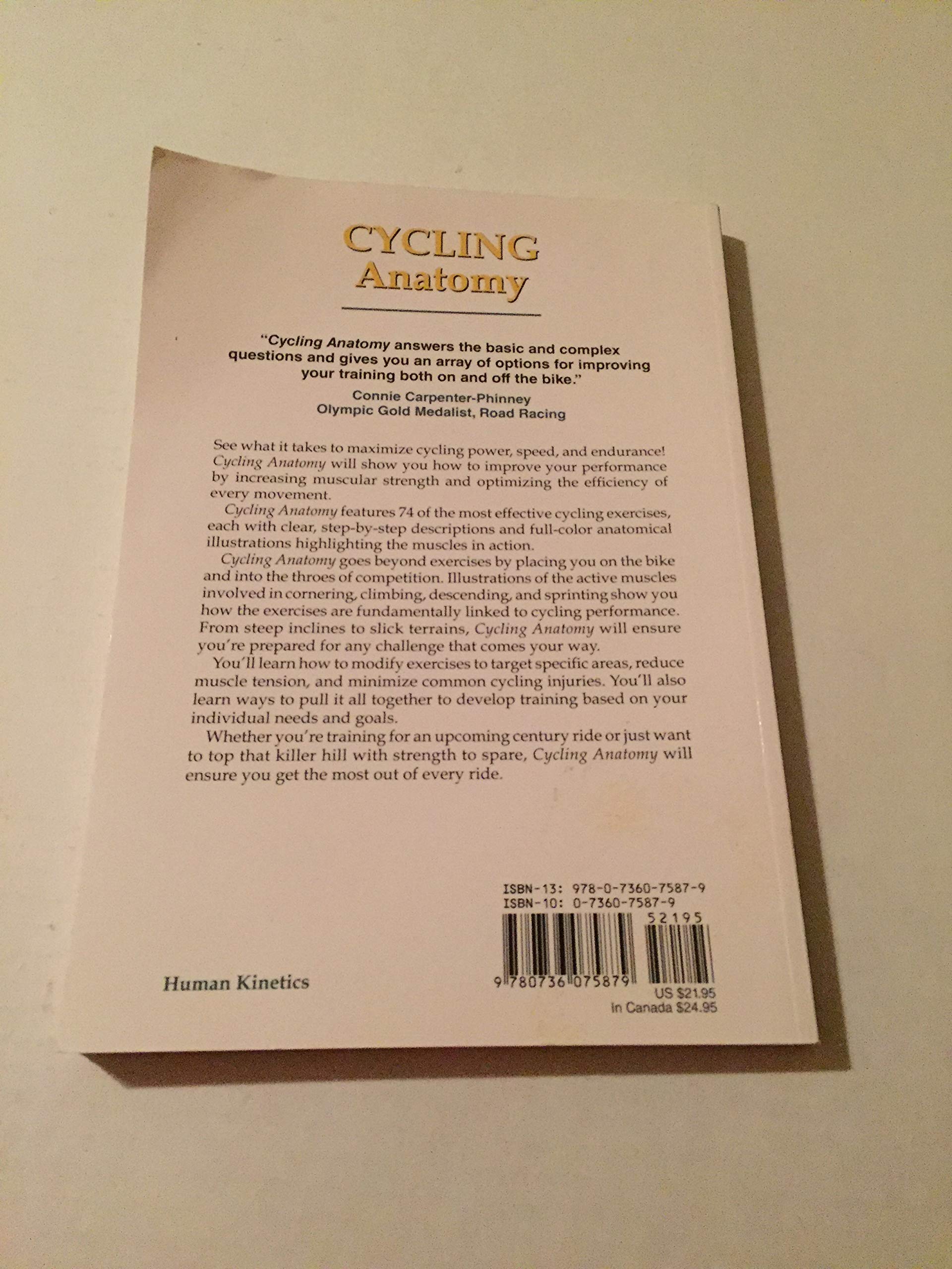Cycling Anatomy,New
