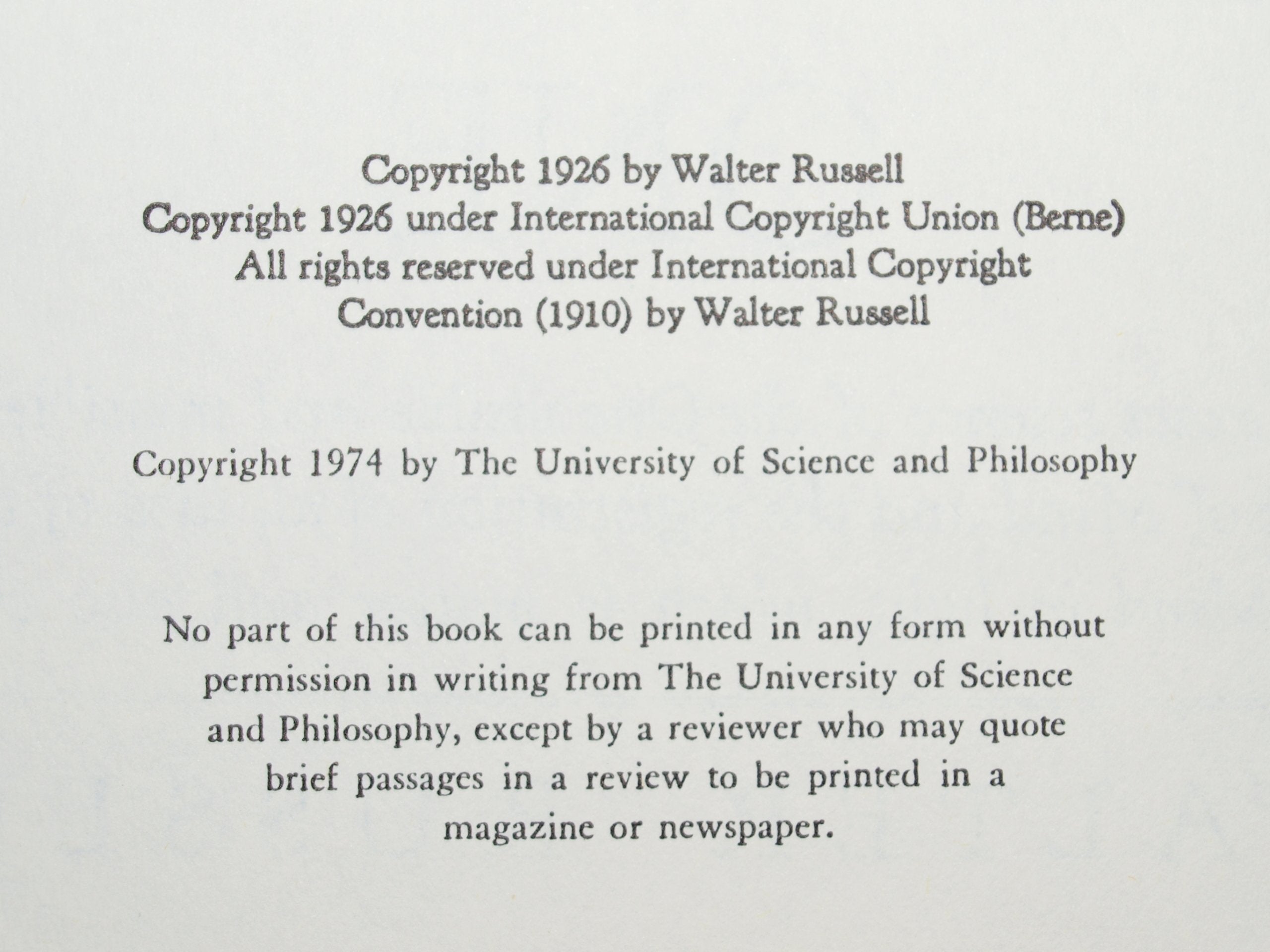 The Universal One,New