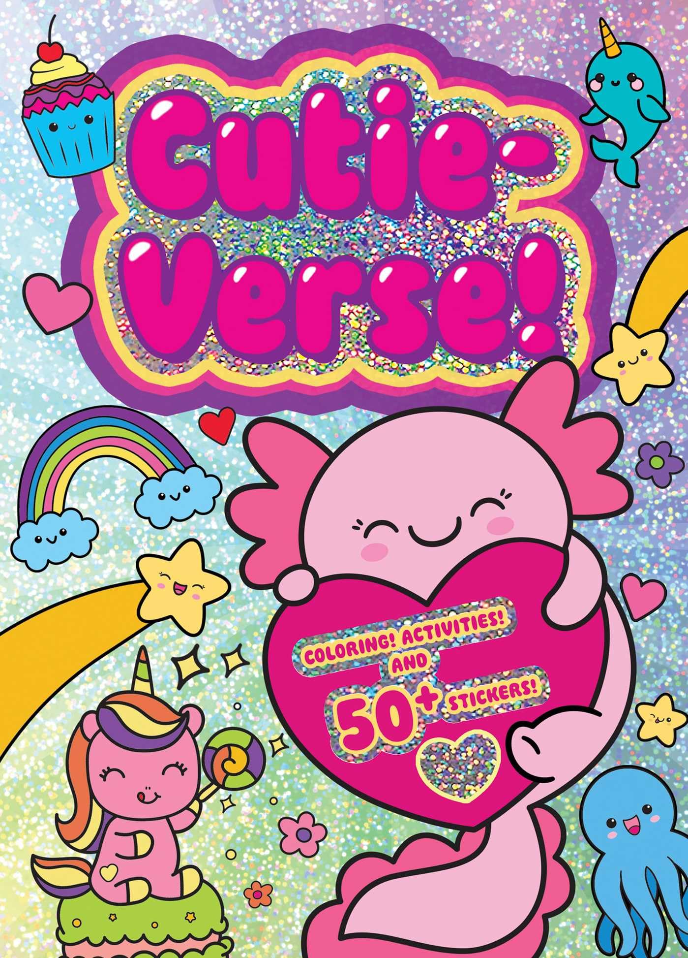 Jumbo Foil Coloring Book: CutieVerse (Jumbo 224Page Coloring Book),New