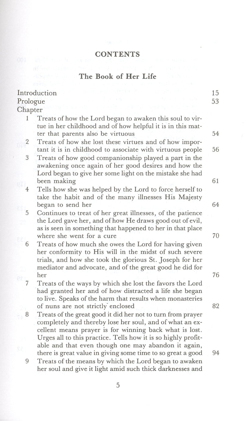 The Collected Works of St. Teresa of Avila, Vol. 1 (featuring The Book of Her Life, Spiritual Testimonies and the Soliloquies),Used