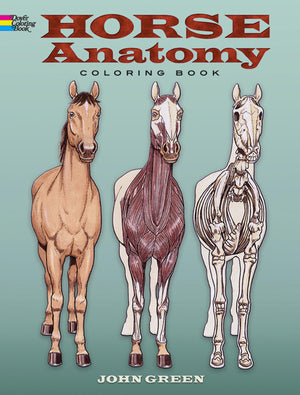 Horse Anatomy Coloring Book (Dover Science For Kids Coloring Books),Used