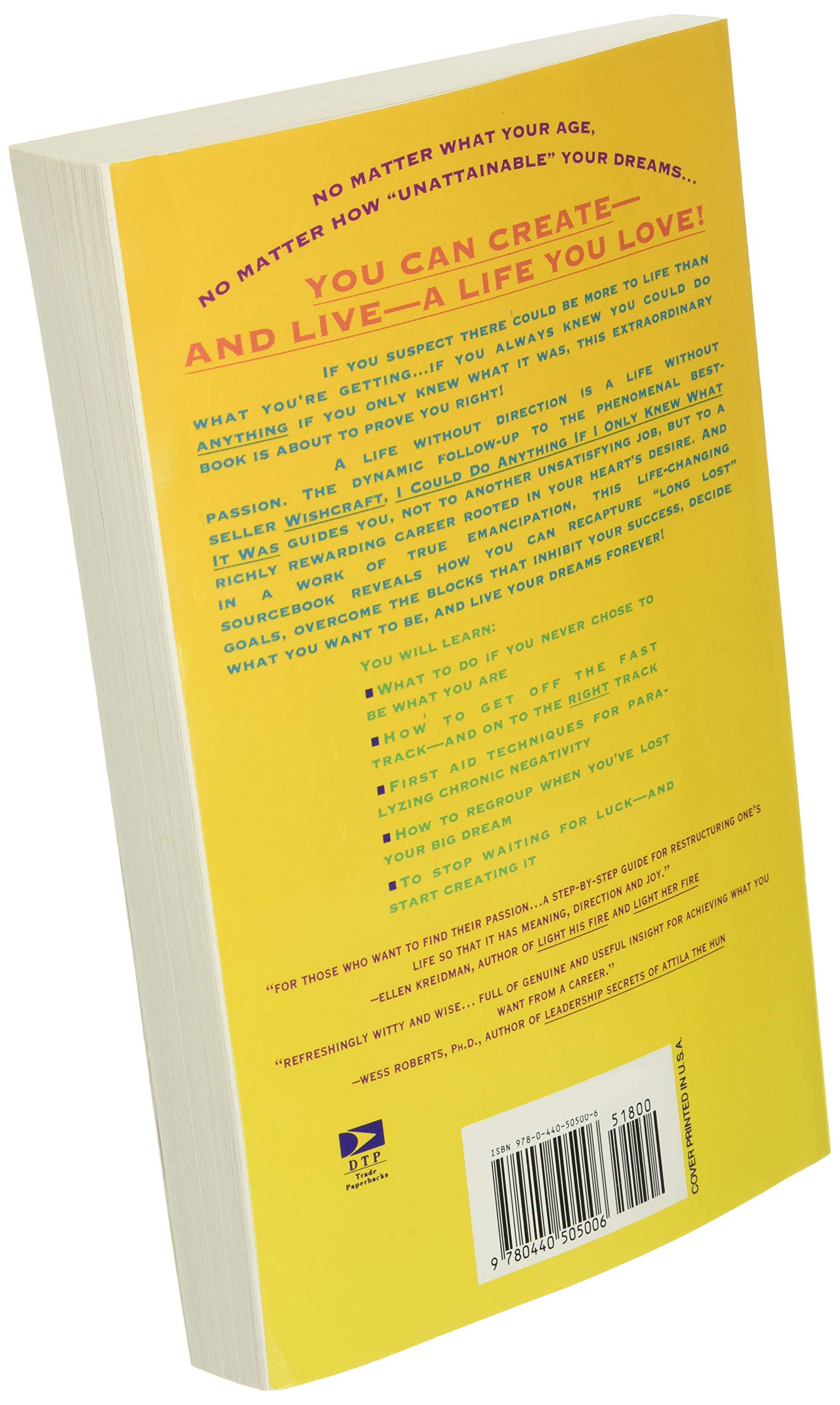 I Could Do Anything If I Only Knew What It Was: How to Discover What You Really Want and How to Get It,New