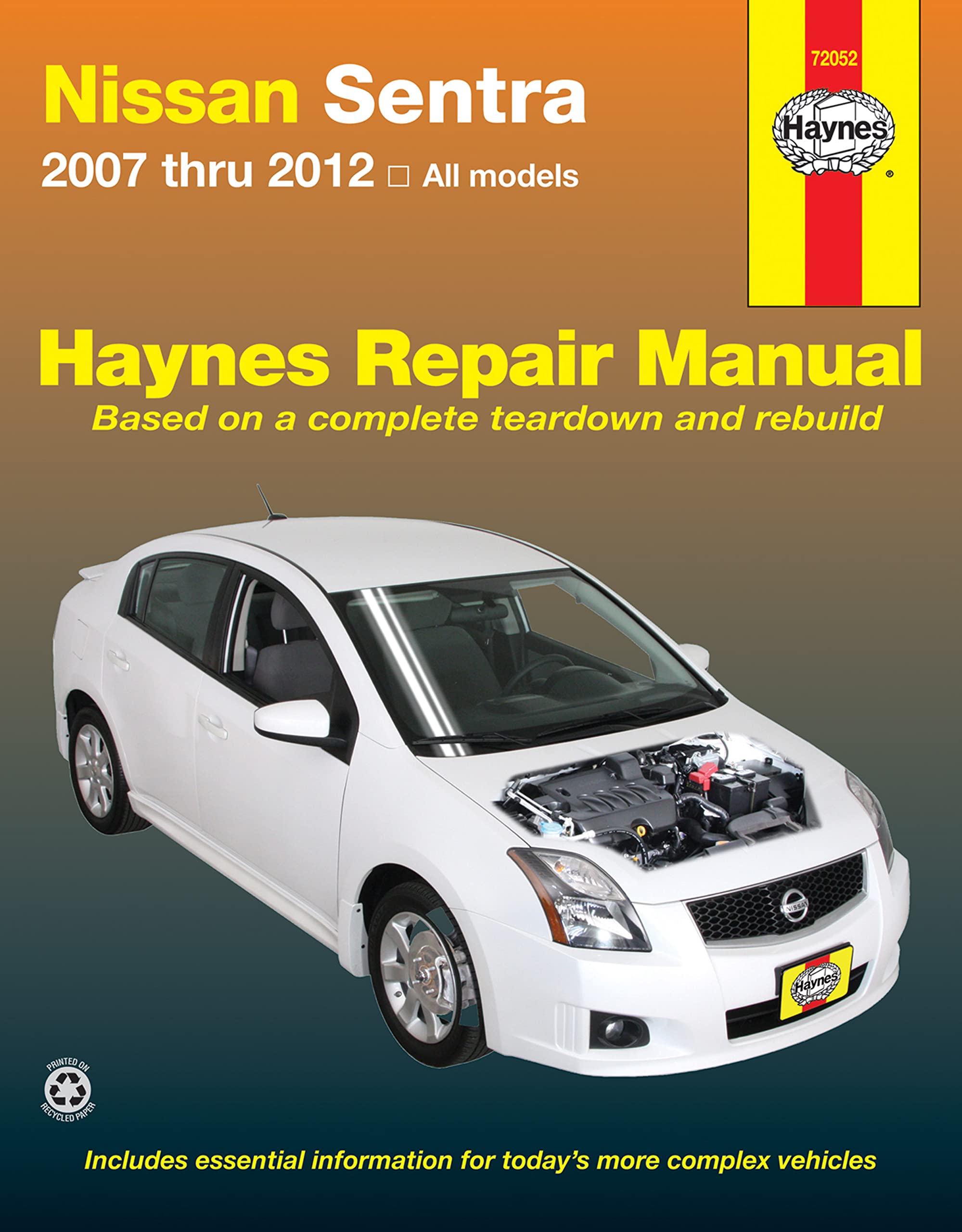 Nissan Sentra (0712) Haynes Repair Manual Editors of Haynes Manuals,Used