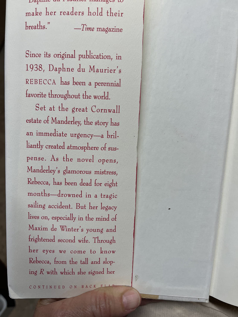 Rebecca (Large Print),Used