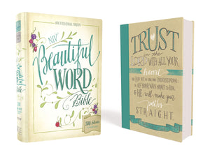 NIV, Beautiful Word Bible, Hardcover: 500 Full-Color Illustrated Verses-Like New