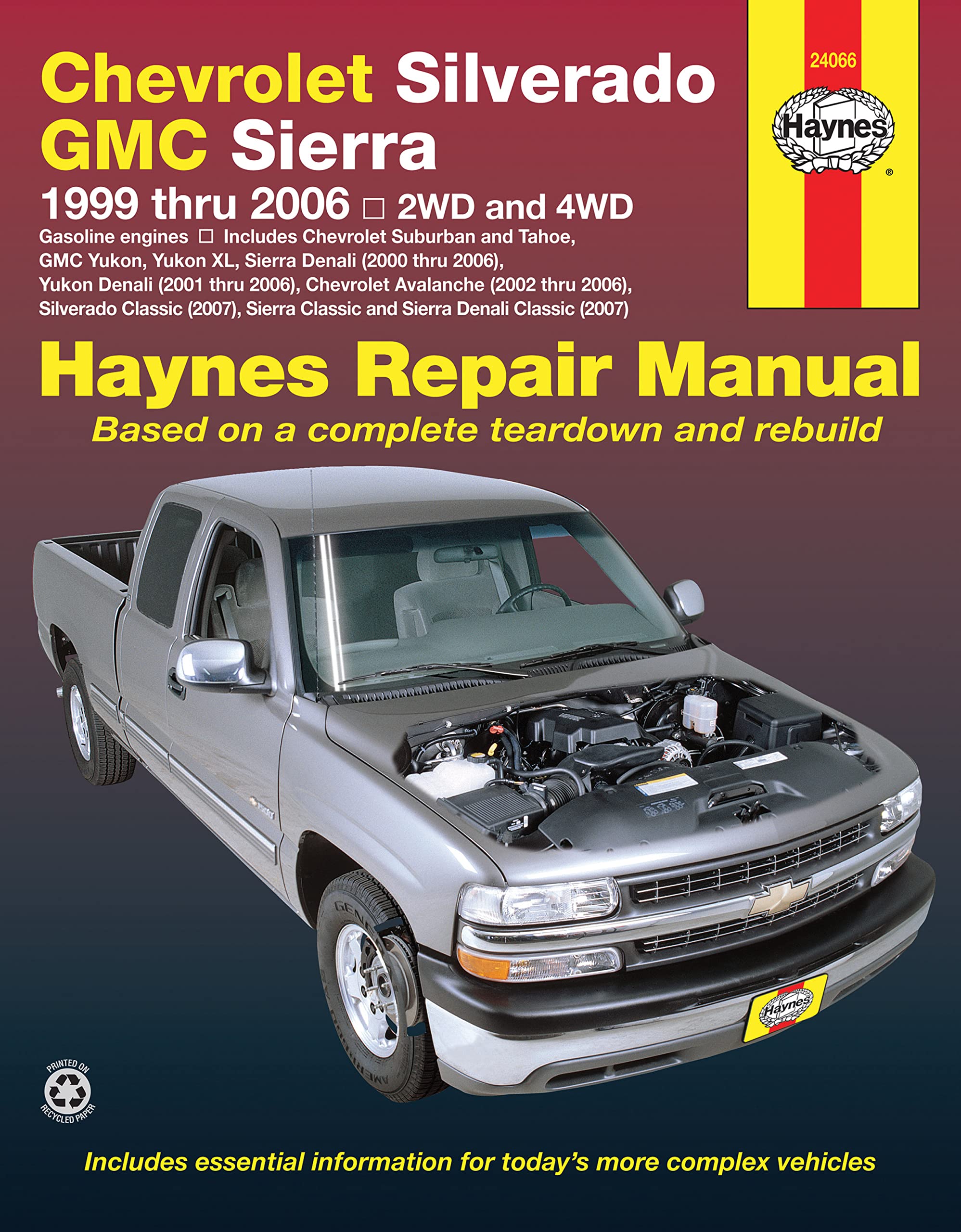 Chevrolet Silverado & Gmc Sierra Petrol (9906) Haynes Manual Usa (Paperback)