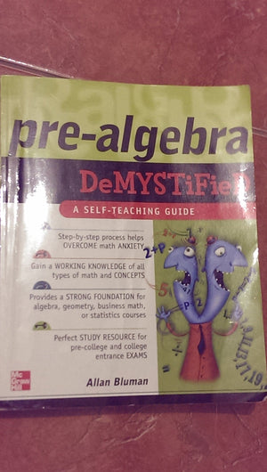 Pre-Algebra Demystified-Used Condition