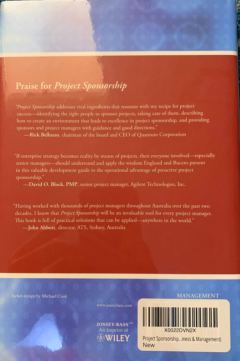 Project Sponsorship: Achieving Management Commitment for Project Success,Used