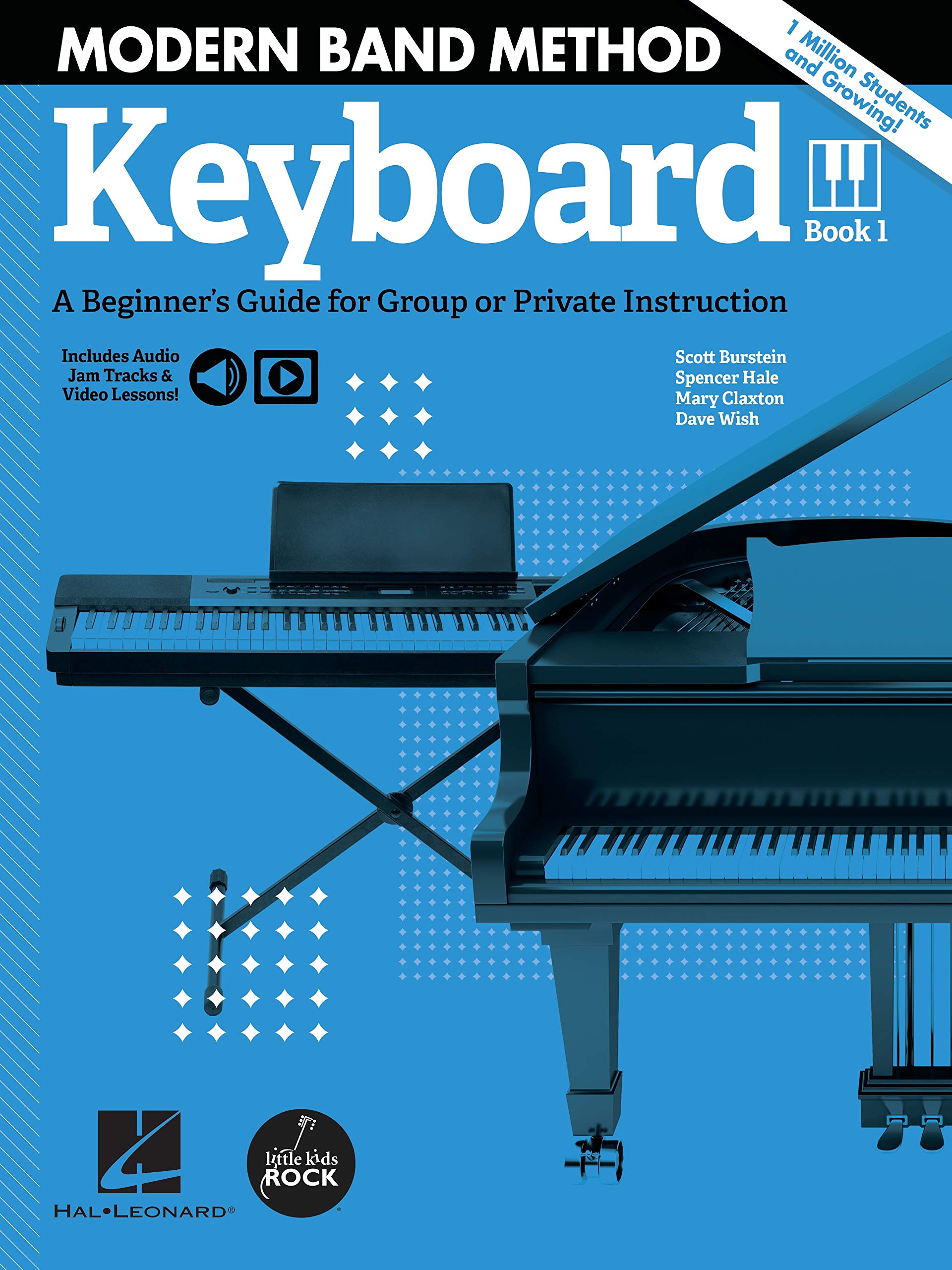 Modern Band Method  Keyboard, Book 1 A Beginner's Guide for Group or Private Instruction Book/Online Media,Used