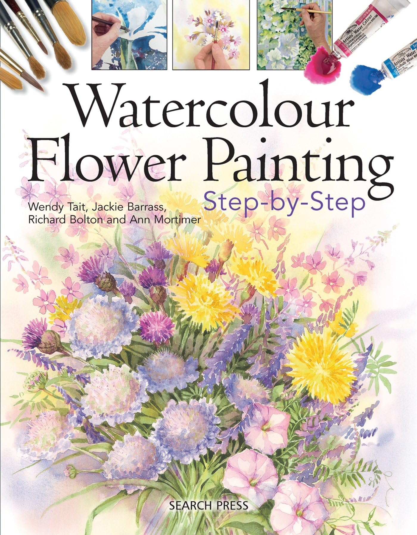 Watercolour Flower Painting StepByStep,Used