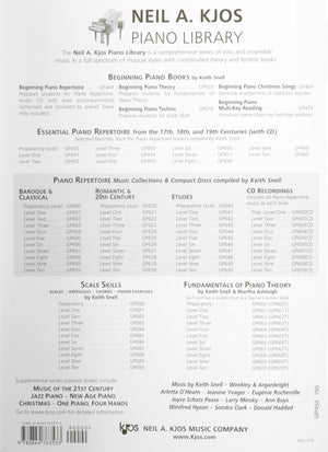 GP453  Essential Piano Repertoire of the 17th, 18th, & 19th Centuries  Level 3 (Neil A Kjos Piano Library Book & CD),Used