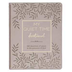 My Quiet Time Devotional  365 Devotions for Women To Bring You Into The Peace Of The Presence of God Cappuccino, Faux Leather F