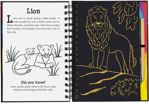 Scratch & Sketch Wild Safari (Trace Along),Used