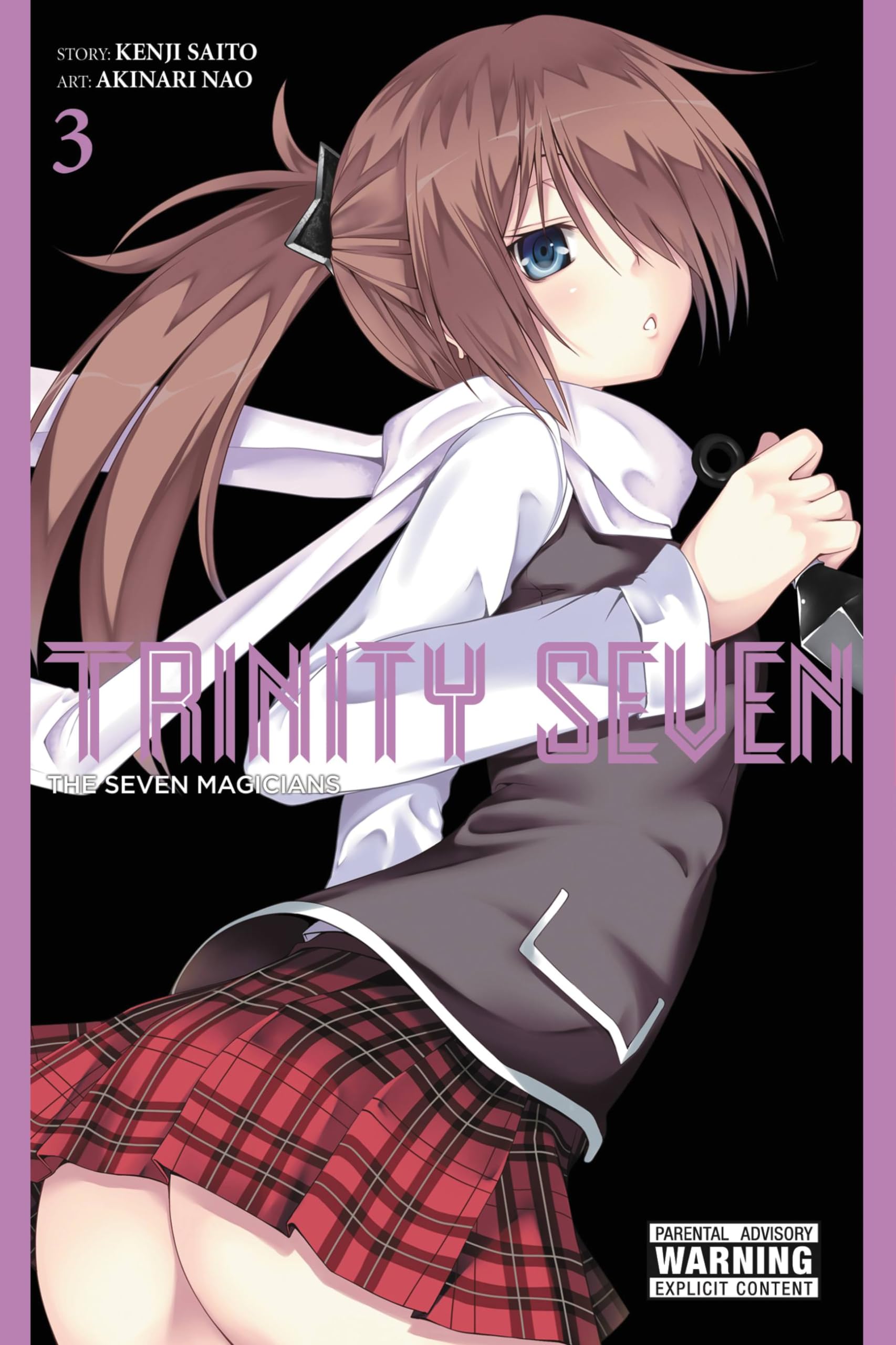 Trinity Seven, Vol. 3: The Seven Magicians  manga (Trinity Seven, 3),Used
