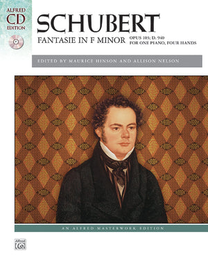 Fantasie In F Minor, Op. 103, D. 940: For One Piano, Four Hands (Book & Cd),New