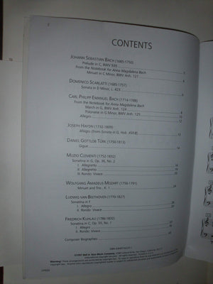 Gp604  Piano Repertoire  Baroque & Classical  Level 4,Used