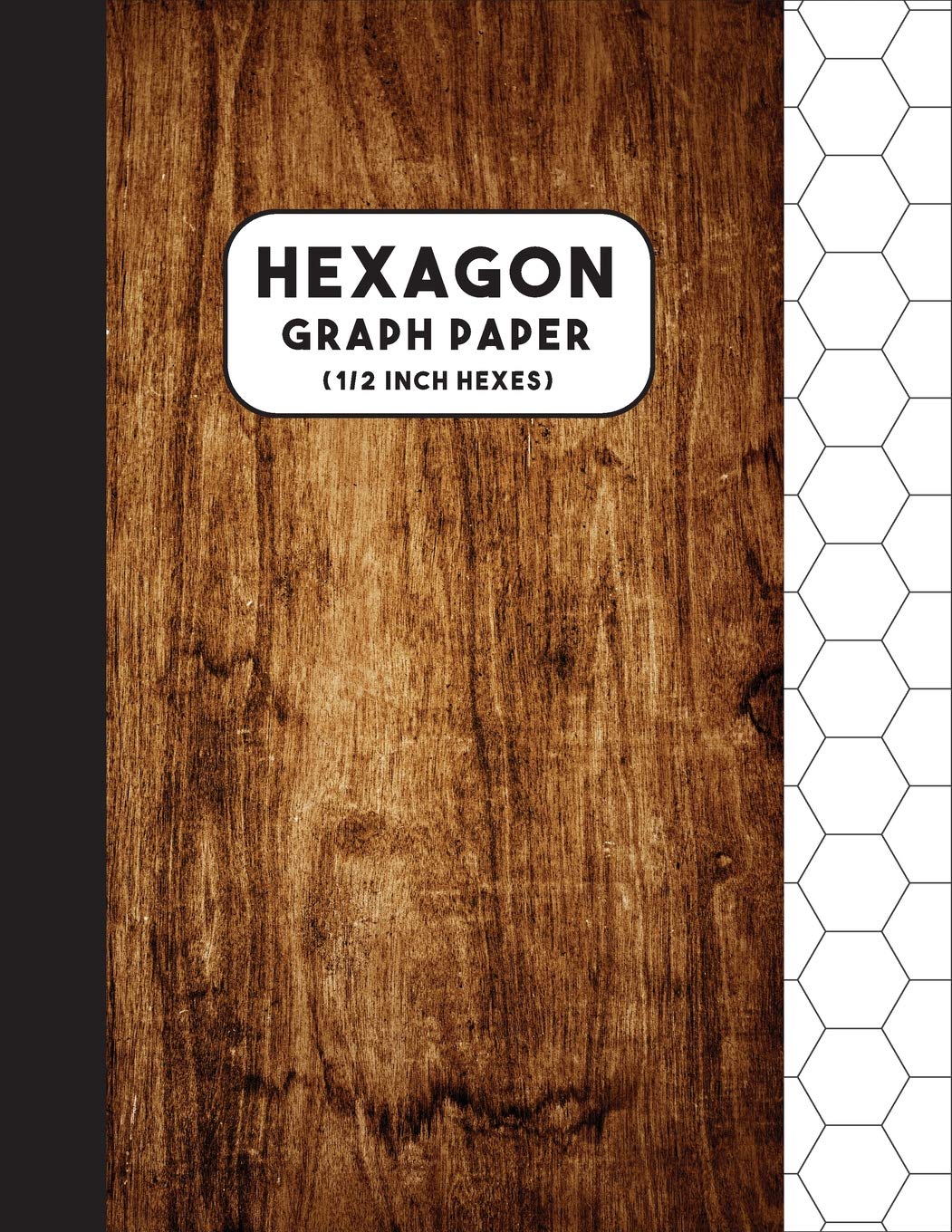 Hexagonal Graph Paper: 1/2 Inch hexagons (Organic Chemistry)  Graphing Composition Notebook For Student,Used
