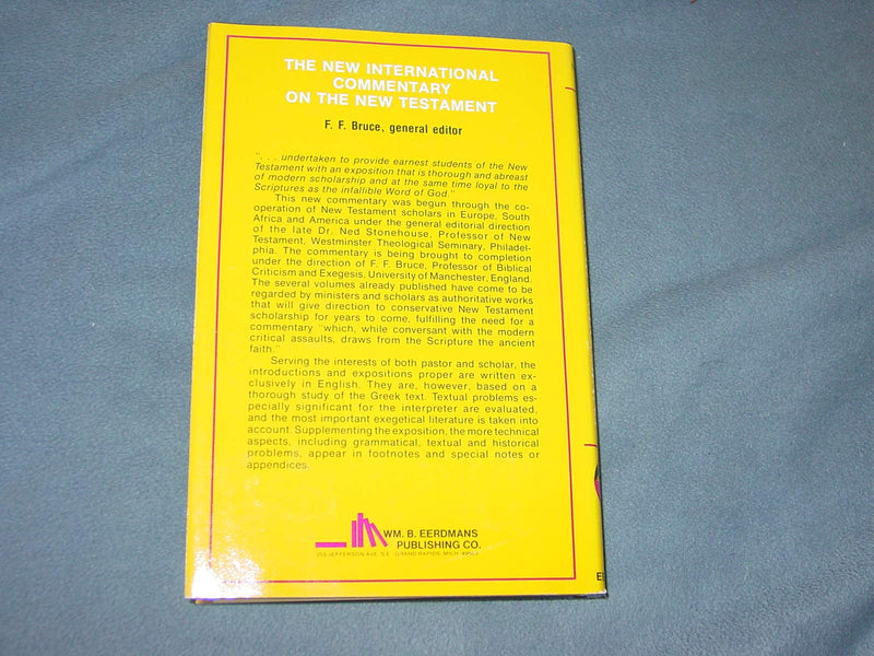 The Epistles to the Colossians, to Philemon, and to the Ephesians (New International Commentary on the New Testament (NICNT)),New