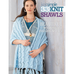 33 Knit Shawls: Beautiful Wraps in Cables and LaceExquisite Collection of Shawls Covers many Different Techniques, Stitches, an,Used
