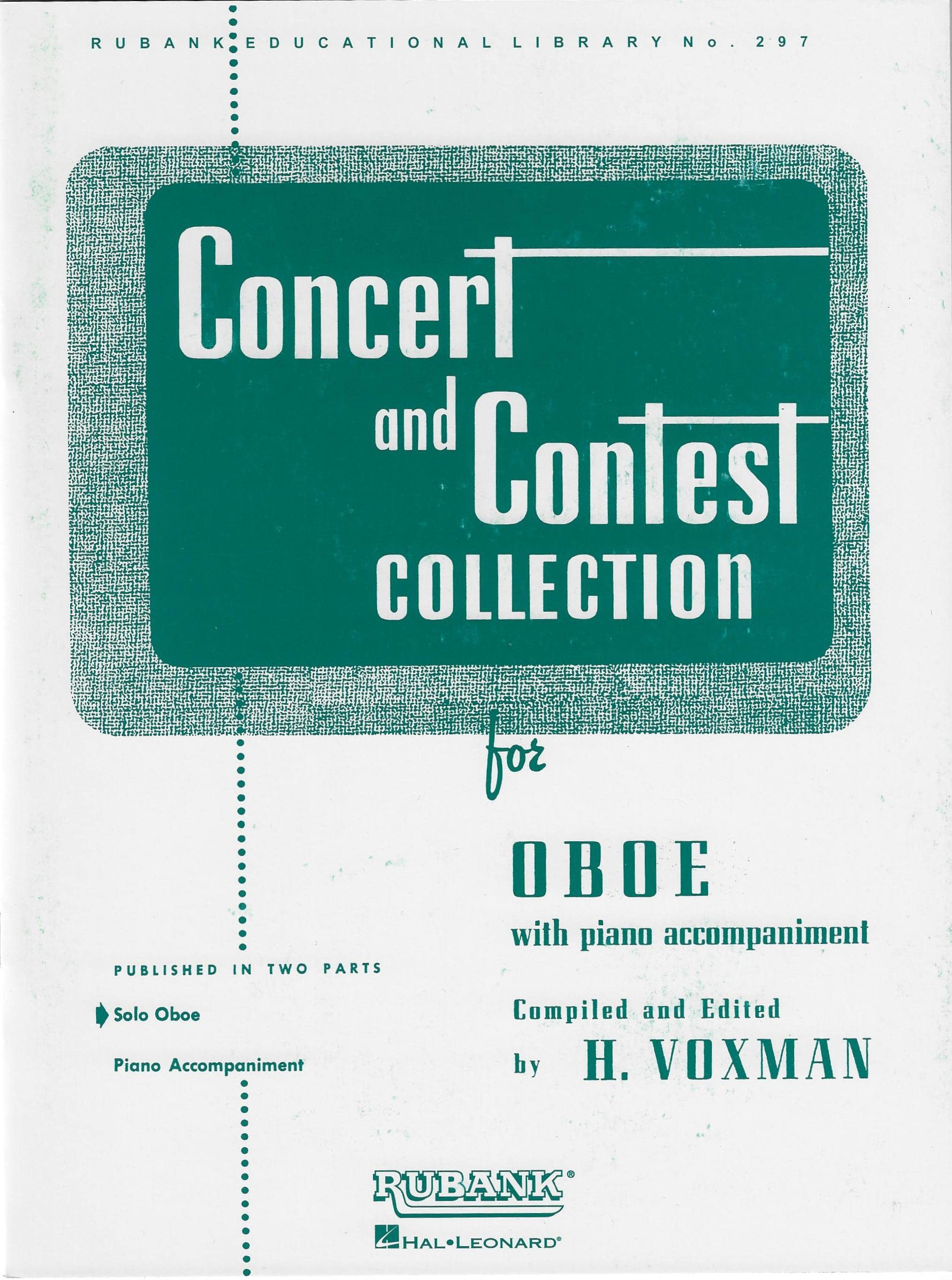Concert and Contest Collection for Oboe: Solo Book Only,Used