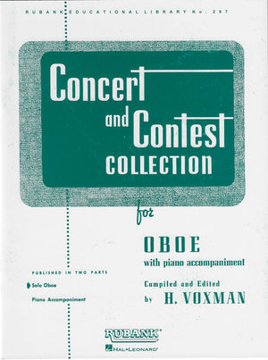 Concert and Contest Collection for Oboe: Solo Book Only,Used