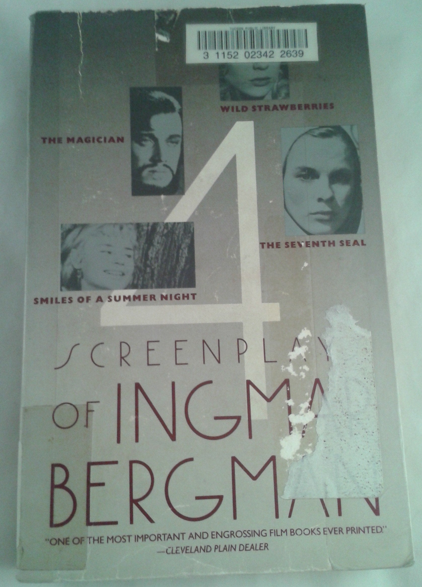 Four Screenplays of Ingmar Bergman (English and Swedish Edition),Used