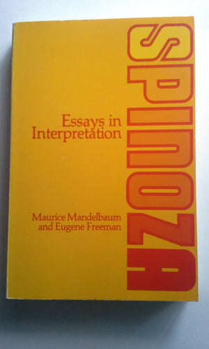 Spinoza: Essays in Interpretation,Used