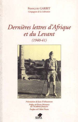 DERNIRES LETTRES D'AFRIQUE ET DU LEVANT 194041,Used
