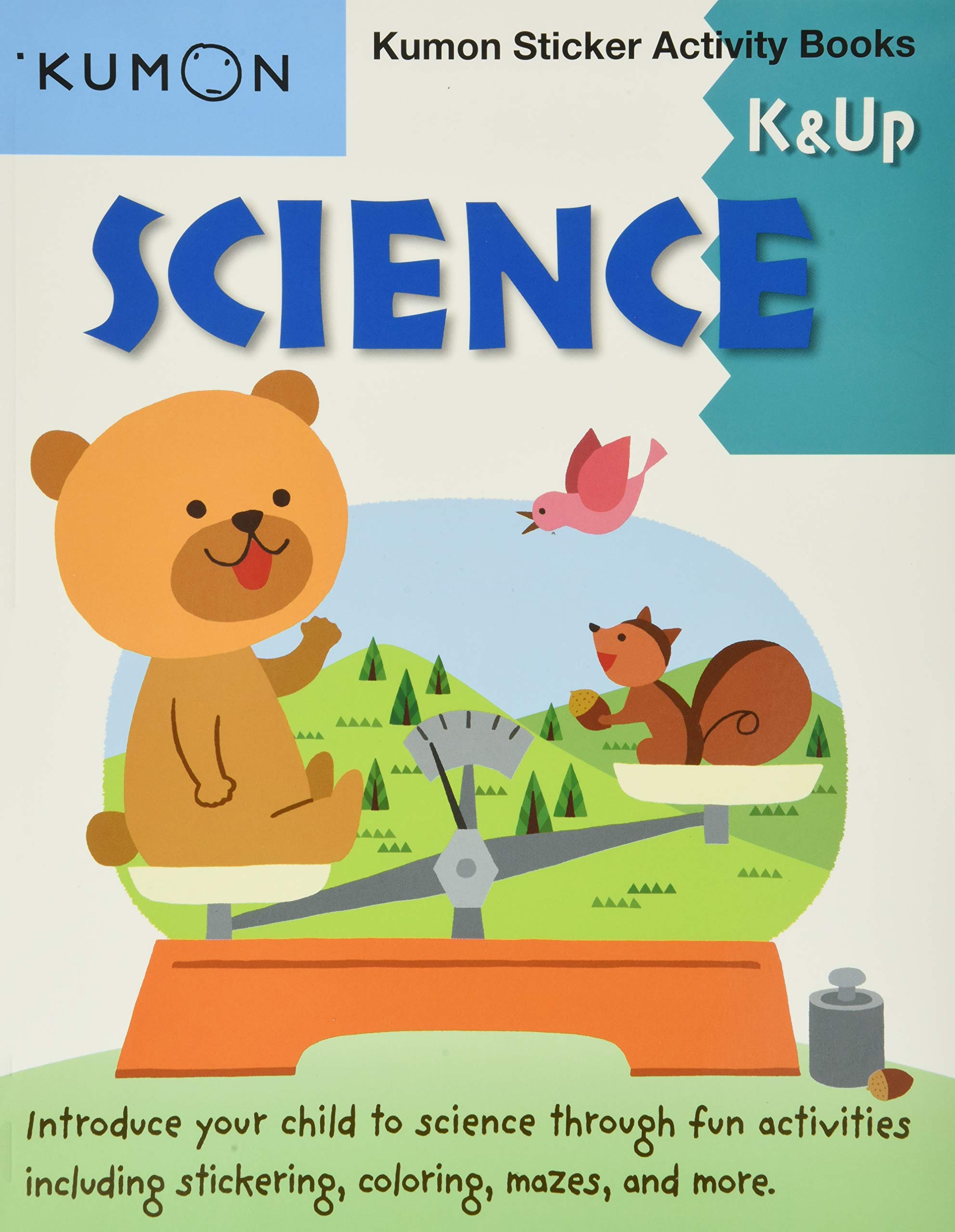 Kumon K & Up Science Sticker Activity Book (Kumon Sticker Activity Books),Used