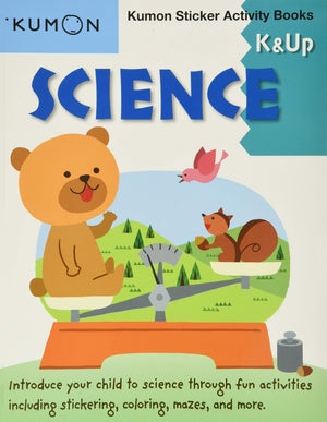 Kumon K & Up Science Sticker Activity Book (Kumon Sticker Activity Books),Used