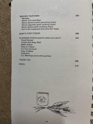 Whole Foods For The Whole Family: Laleche League International Cookbook,Used