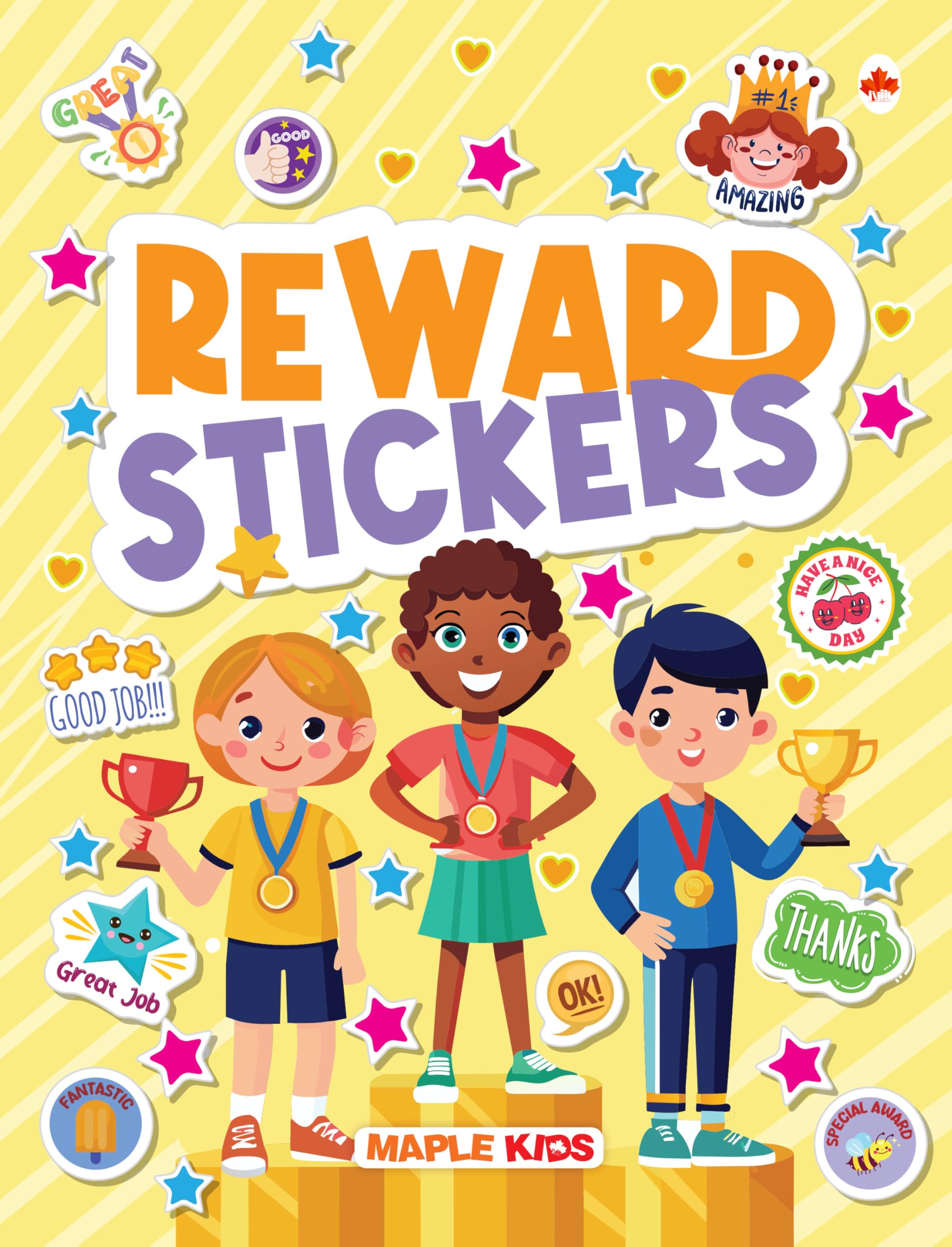 Reward Stickers - Ideal For Teachers And Parents : Sticker Book To Boost The Morale Of Kids