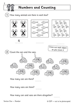 Reception Maths Workout (CGP Reception),Used
