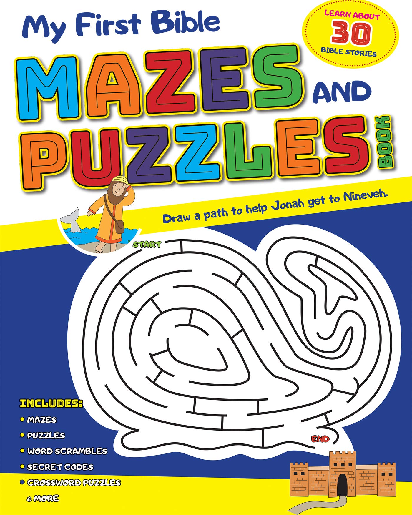 My First Bible Mazes and Puzzles Book,Used