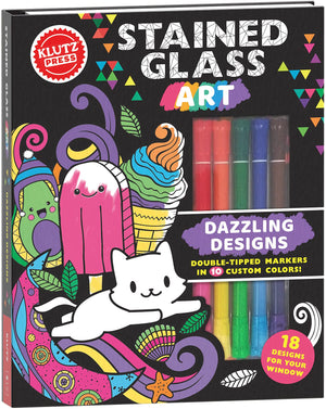 Stained Glass Art: Dazzling Designs (Klutz Activity Book),New