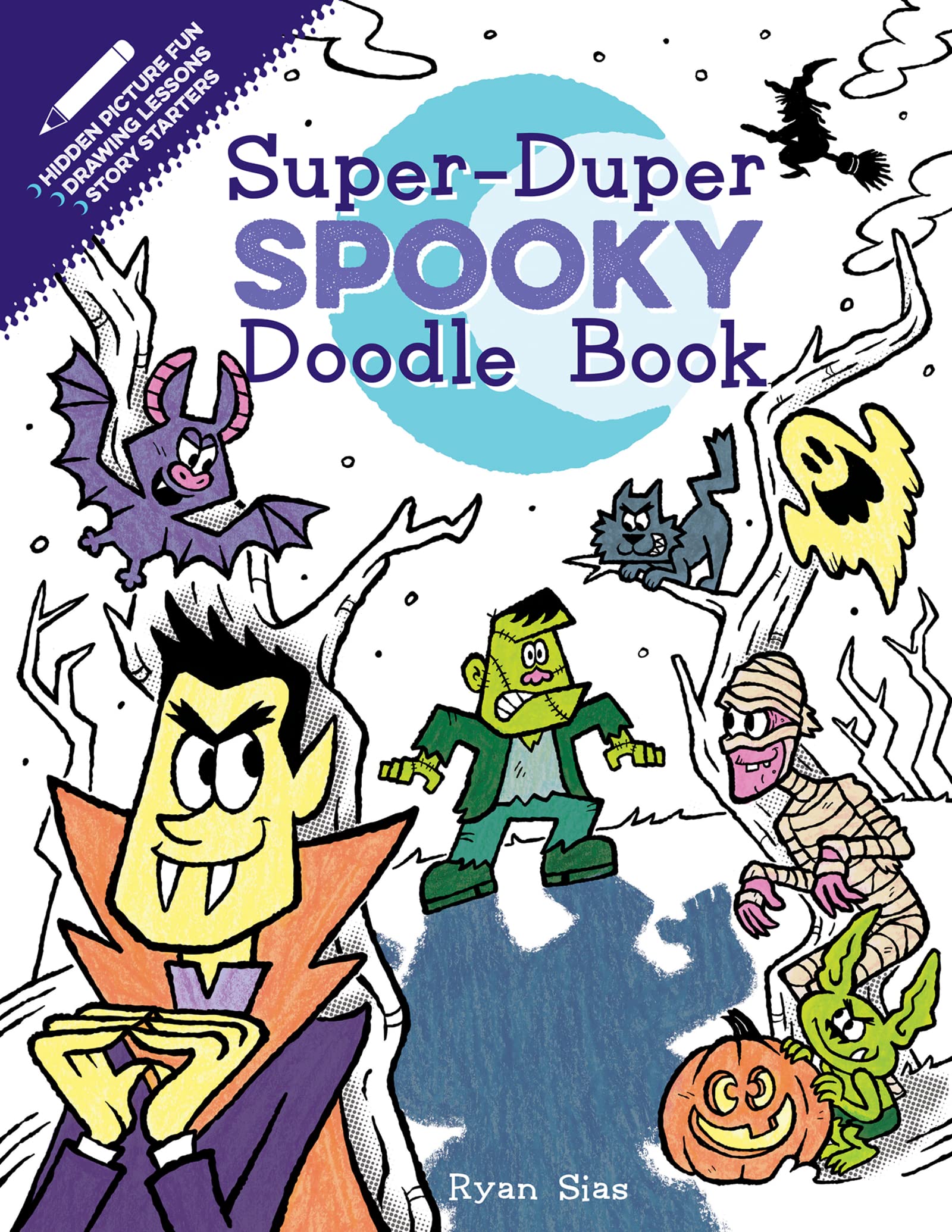 SuperDuper Spooky Doodle Book (SuperDuper Doodle Books),Used