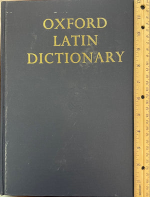 Oxford Latin Dictionary,Used