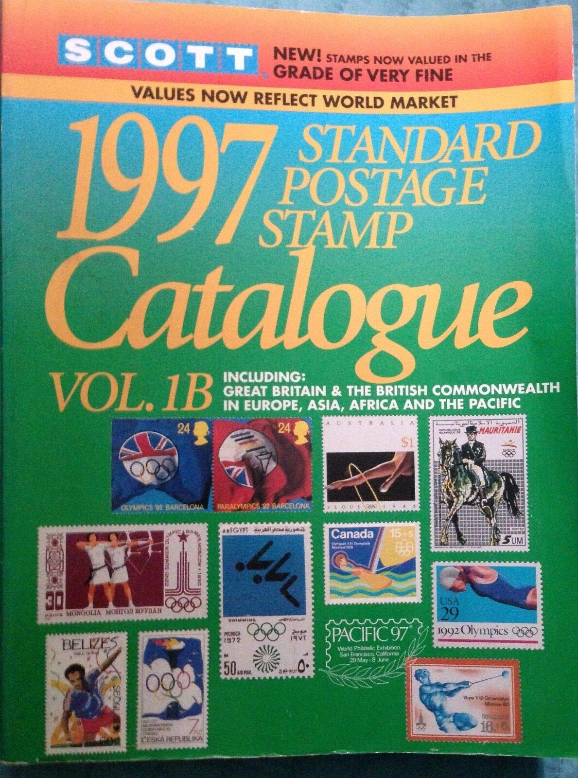 Scott 1997 Standard Postage Stamp Catalogue: Great Britain & the British Commonwealth in Europe, Asia, Africa and the Pacific (1,Used