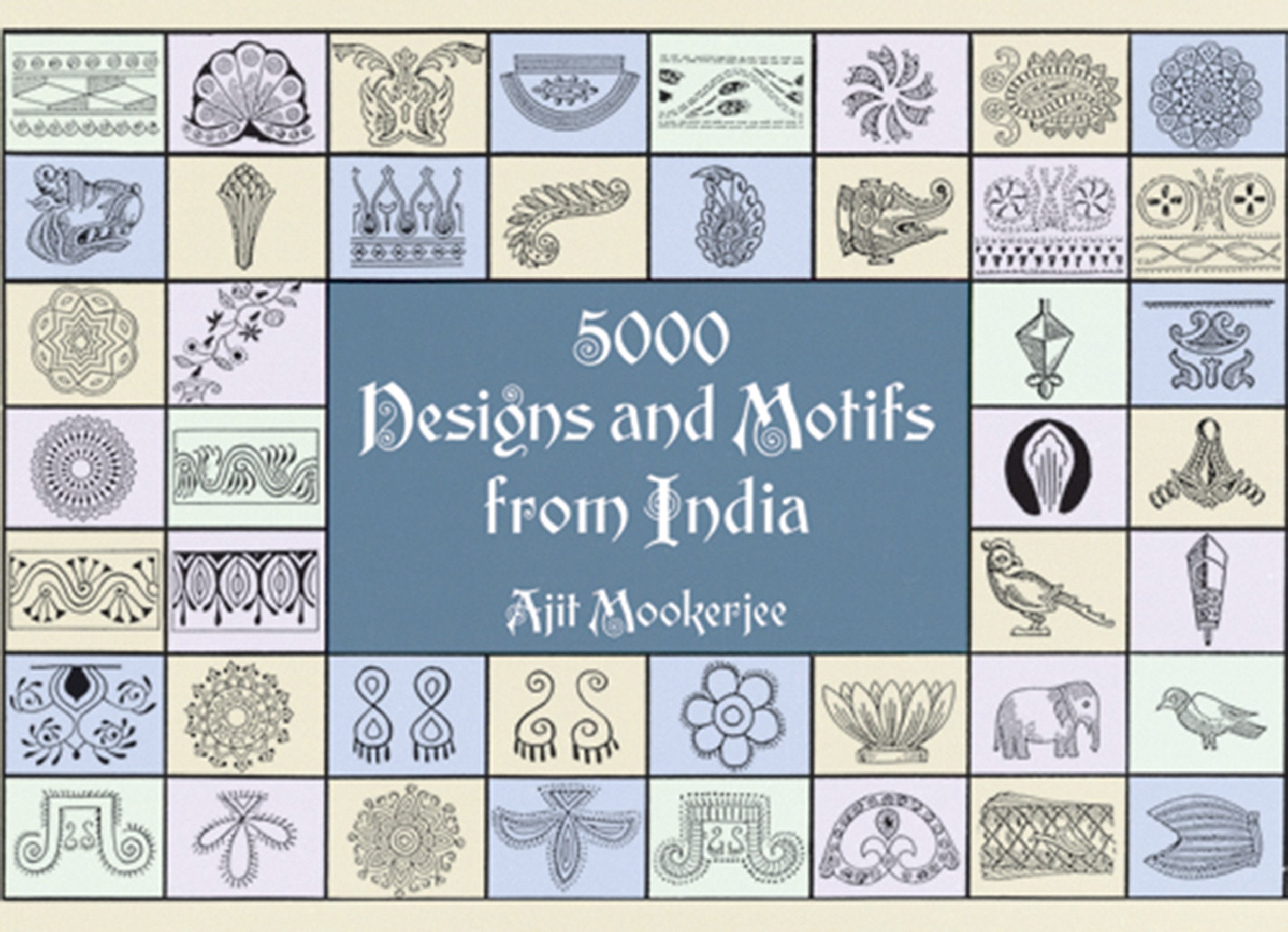 5000 Designs And Motifs From India (Dover Pictorial Archive),New