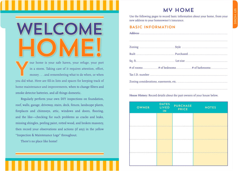 I'm a Homeowner, Now What? (A Logbook for Everything in Your Home),New