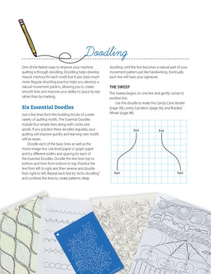 More FreeMotion Machine Quilting 123: 62 FastandFun Designs to Finish Your Quilts,Used