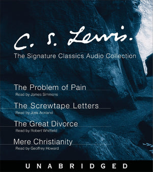 C.S. Lewis: The Signature Classics Audio Collection: The Problem of Pain, The Screwtape Letters, The Great Divorce, Mere Christi,Used