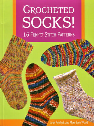 Crocheted Socks: 16 FunToStitch Patterns,New