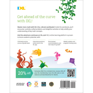 Ixl The Ultimate 4Th Grade Math Workbooks, Mathematics Book For Kids Ages 910 Covering Addition, Subtraction, Multiplication, D