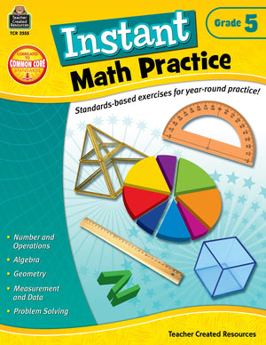 Instant Math Practice, Grade 5,Used