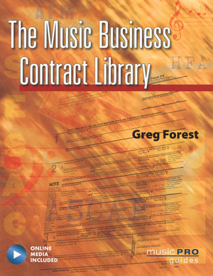 Music Business Contract Library Book/Online Media,New
