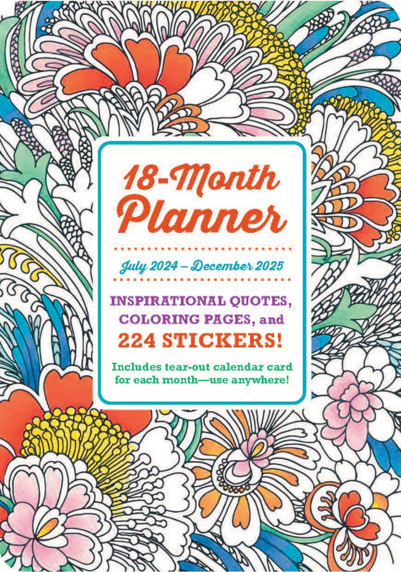 2025 Coloring Planner,New