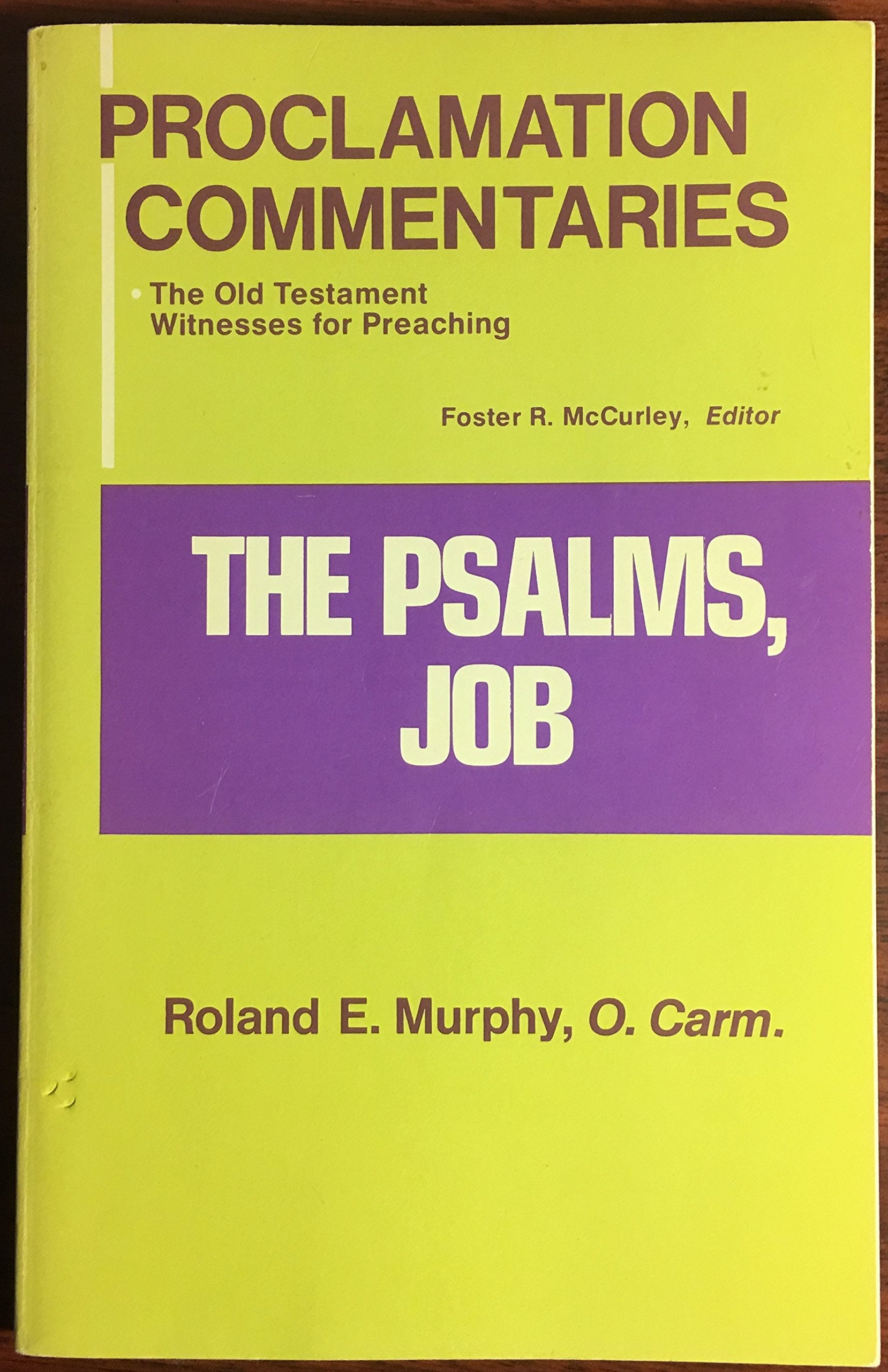 The Psalms, Job (Proclamation commentaries),Used