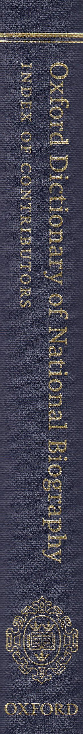 Oxford Dictionary of National Biography,Used
